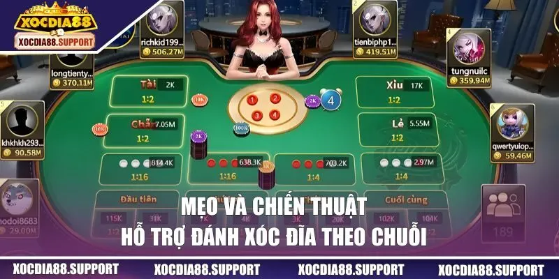 Mẹo hỗ trợ chơi xóc đĩa theo cầu