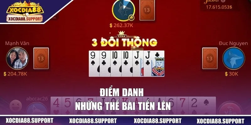 Điểm danh những thế bài tiến lên